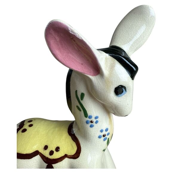 MCM Vintage Dee Lee Donkey California Pottery Figurine Retro Ceramic - Picture 6 of 8
